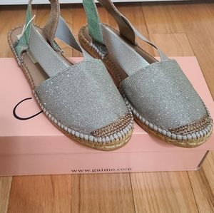 Metallic espadrilles